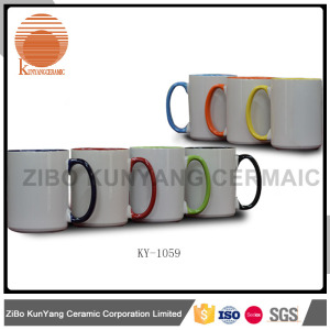 11oz Color Inside and Color Hanlde Sublimation Mug
