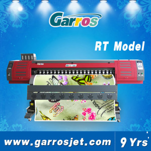 Garros 1.8m and 3.2m Best Price with 1440dpi Digital Inkjet Printer Large Format Textile Printer