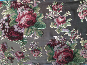 Silk Velvet Discharge Print with Burn out